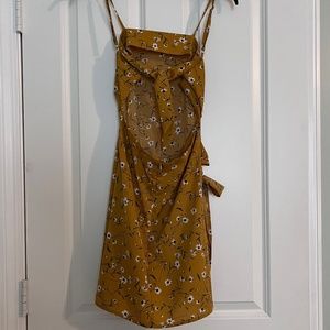 Yellow flower dress